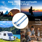OUTXE Ultralight Titanium Long Handle Fork and Spoon Set