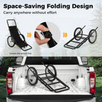 550 LBS Folding Deer Game Cart with Polyester Liner for Hunting