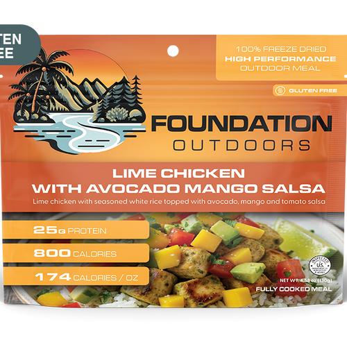 Lime Chicken with Avocado, Mango Salsa Meal